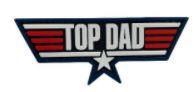 Top Dad PVC Patch