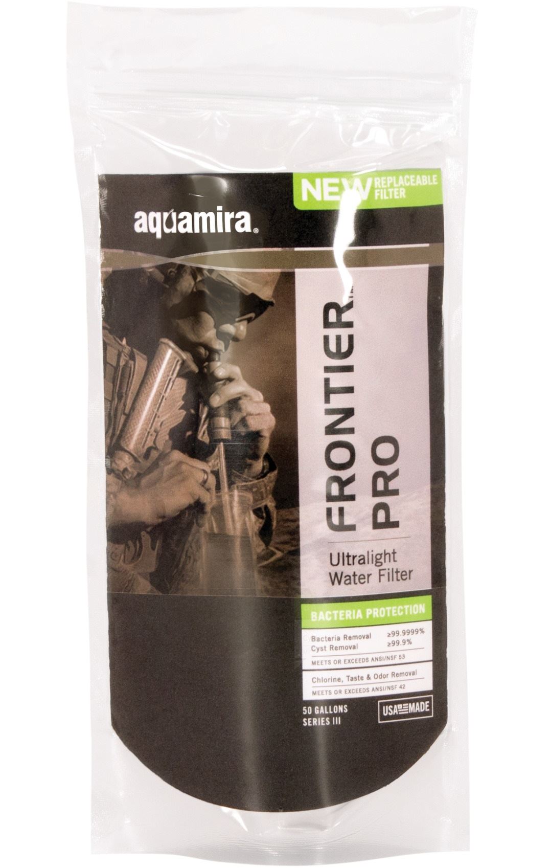 Aquamira Frontier Military Pro 50gal - Series III Green Line
