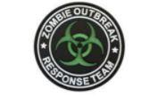 Zombie Outbreak Round PVC Patch - Glow in the Dark