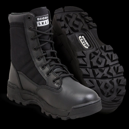 Original SWAT Classic 9" Waterproof Boot - Size 9 - Black