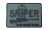 Out of Sight Sniper 2" x 3" PVC - Black