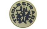 Tools of the Trade Round PVC Patch - Coyote Brown