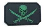 Pirate Skull PVC - Glow in the Dark