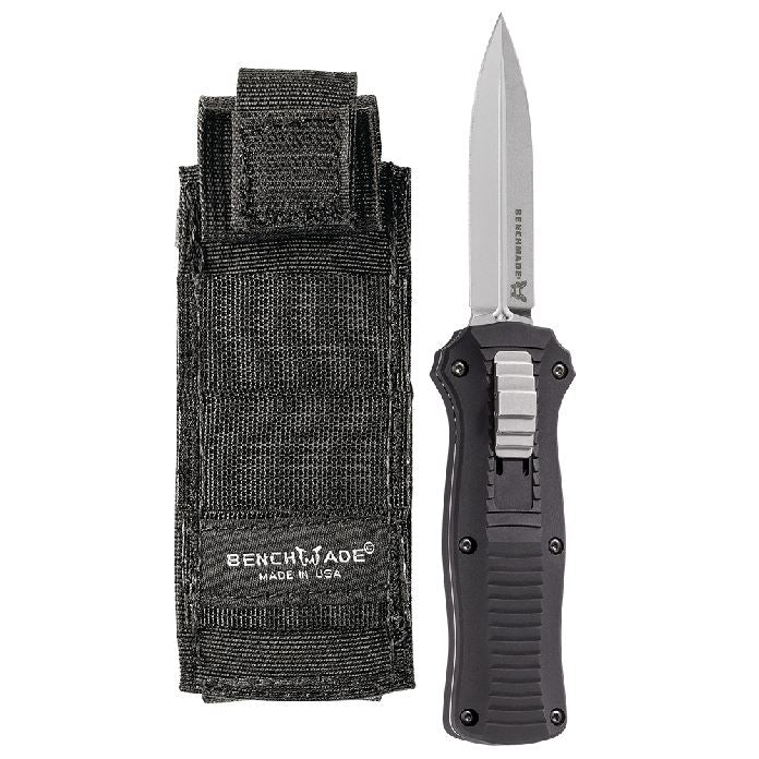 Benchmade Mchenry Mini Infidel - 3.1" Satin Plain Double-Edge Dagger