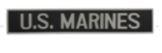 United States Marines PVC Patch - Black & Gray