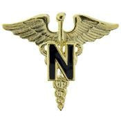 Military Lapel Pin - Army Caduceus, EMT, Medic, Paramedic, Nurse, Medical Pins[P14753]