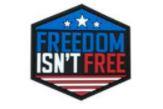 Freedom Isn't Free PVC Patch - RWB