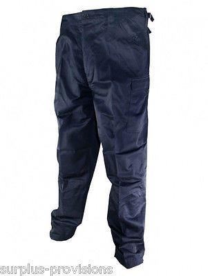 New Military Style Cargo Pants - Navy Blue