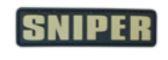 SNIPER PVC Tab Patch - Coyote Brown