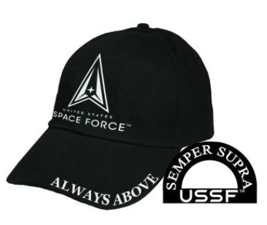 US Space Force Hat - Black