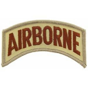 United States Army Airborne Patch Tan