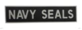 Navy Seals PVC Tab Patch - Black