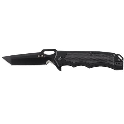 CRKT Septimo 3.6" Flip Tanto Edge Blade - Black