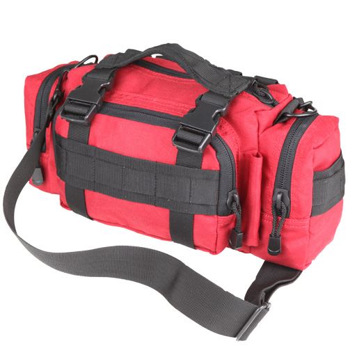 Condor #127 Tactical Deployment Bag Red - Molle Hunting Pack pouch