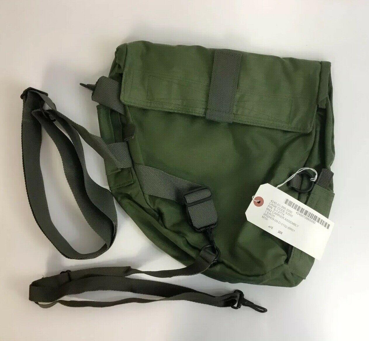 Protective M42 Gas Mask Carrier Bag Assembly OD Green Brand New With Tags