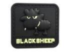 Blacksheep 2" x 2" PVC Patch - Glow in the Dark 