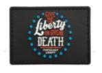 Give Me Liberty or Give Me Death 2" x 3" PVC Patch - Black