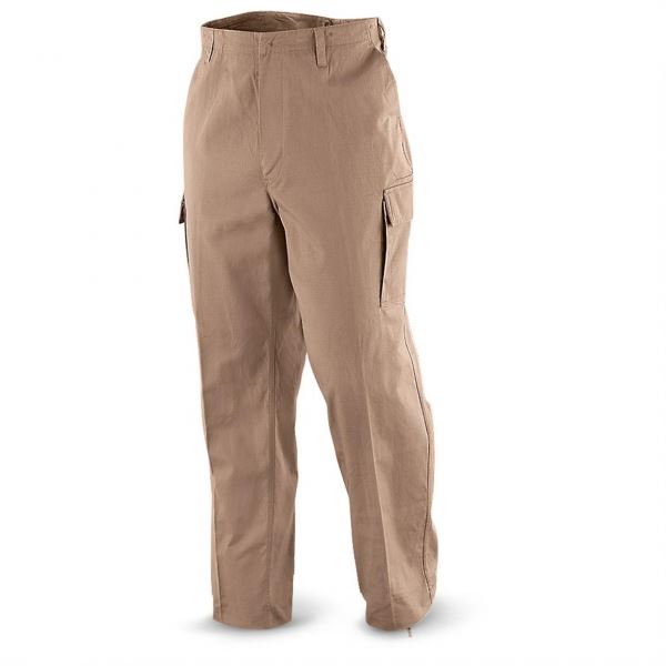 New Military Style Khaki Ripstop BDU Pants