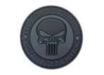 God Will Judge our Enemies Round PVC Patch - Black