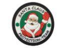 Santa Claus Protection Team Round PVC - Red & Green