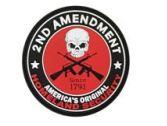 2nd Amendment Round PVC Patch