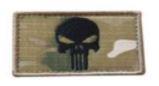 Punisher Embroidered 2" x 3" Patch - Camo