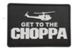 Get to the Choppa 2" x 3" PVC Patch - B&W