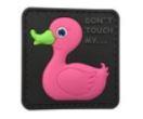 Tactical Rubber Duckie 2" x 2" Square PVC Patch - Pink
