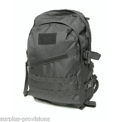 New US Spec 603 Tactical Military Backpack - Black- Molle Webbing