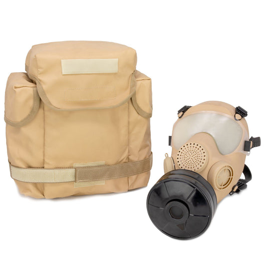 French ARF-A Gas Mask - Bag & Filter - Desert, S/M